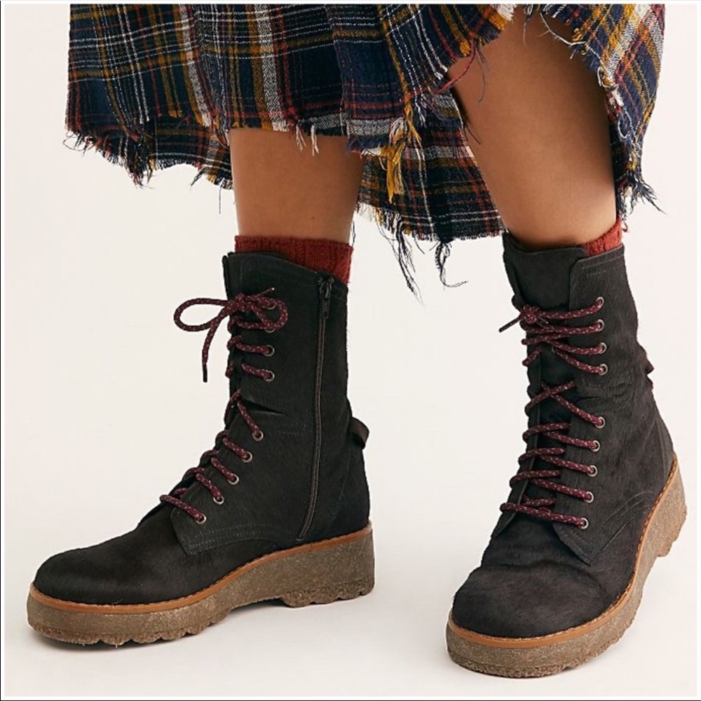 Free People Taos Lace up Platform Boots